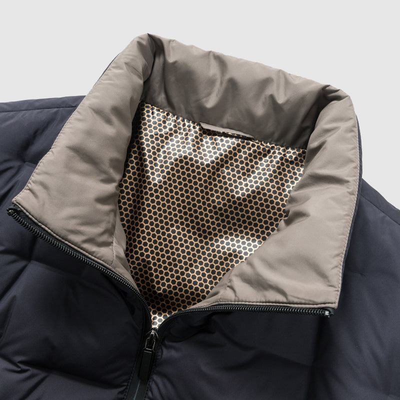 Herren Daunenjacke Warm Isoliert Wasserdicht