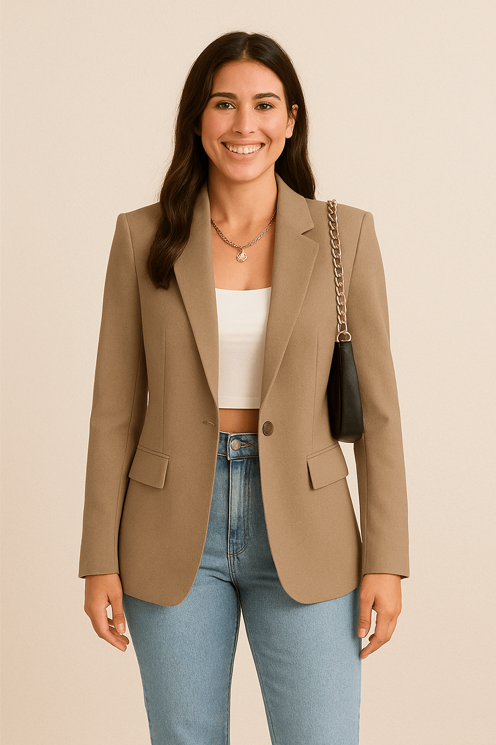 Eleganter Blazer Damen Klassisch Büro