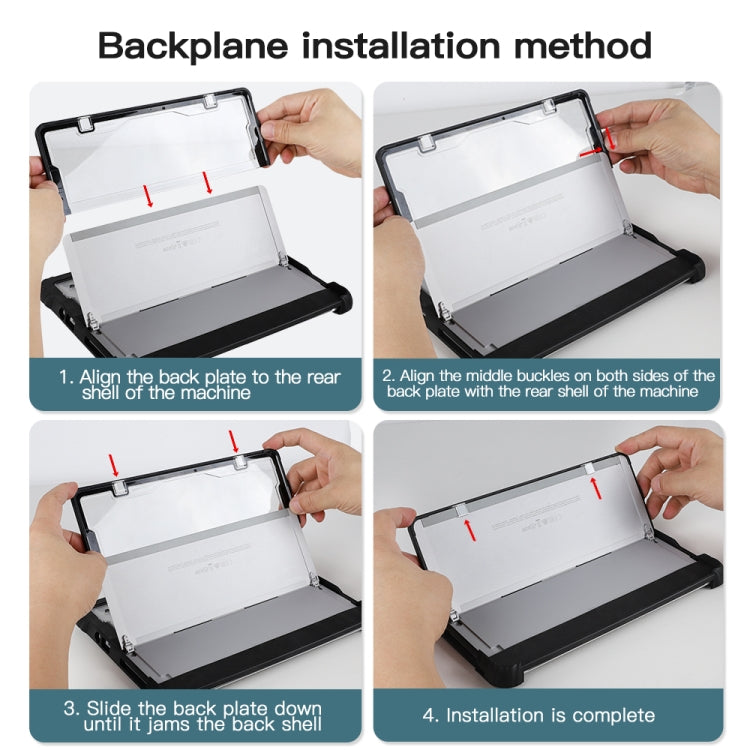 Transparente Surface Pro Hülle mit Schultergurt