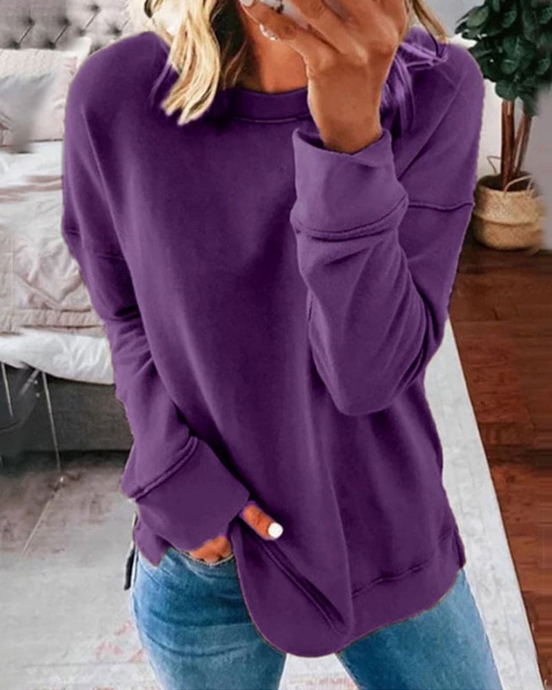 Weiches Damen Sweatshirt Bequem Komfortabel