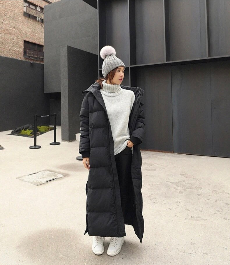 Elegante, winddichte Winterjacke für die Weihnachtszeit