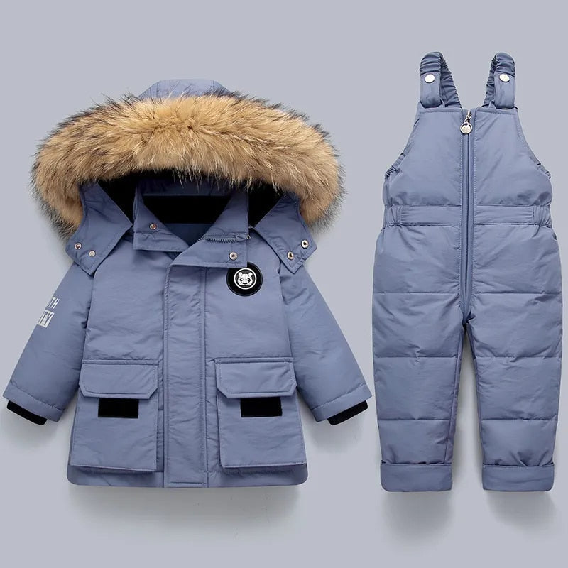 Kinder Mantel Overall Warm Winter
