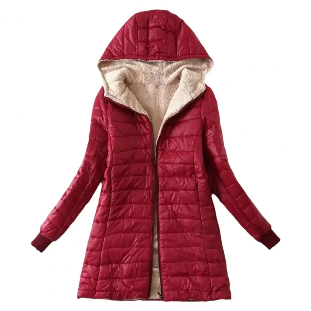 Gefütterte Winterjacke für Damen 4