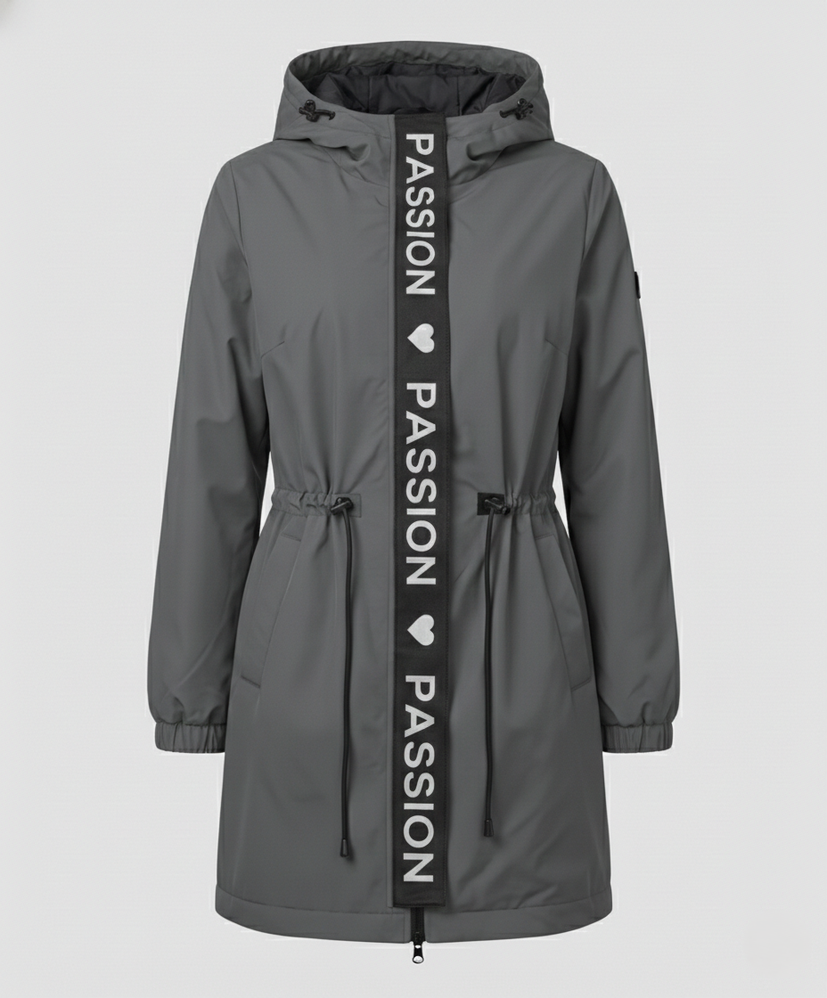 Lederjacke Lässig Reißverschluss Modern