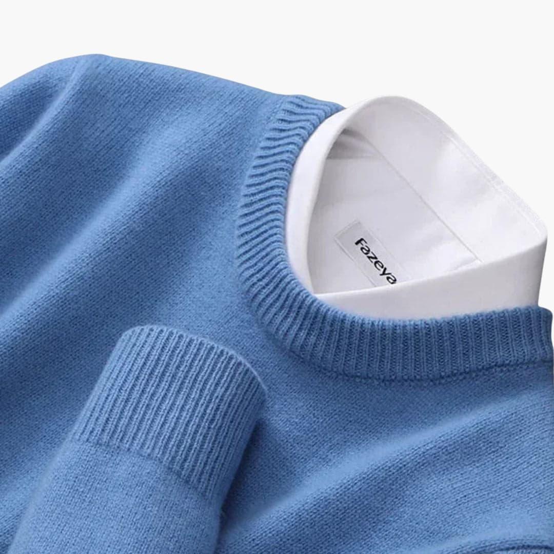 Geometrisch Gemusterter Pullover für Herren 8