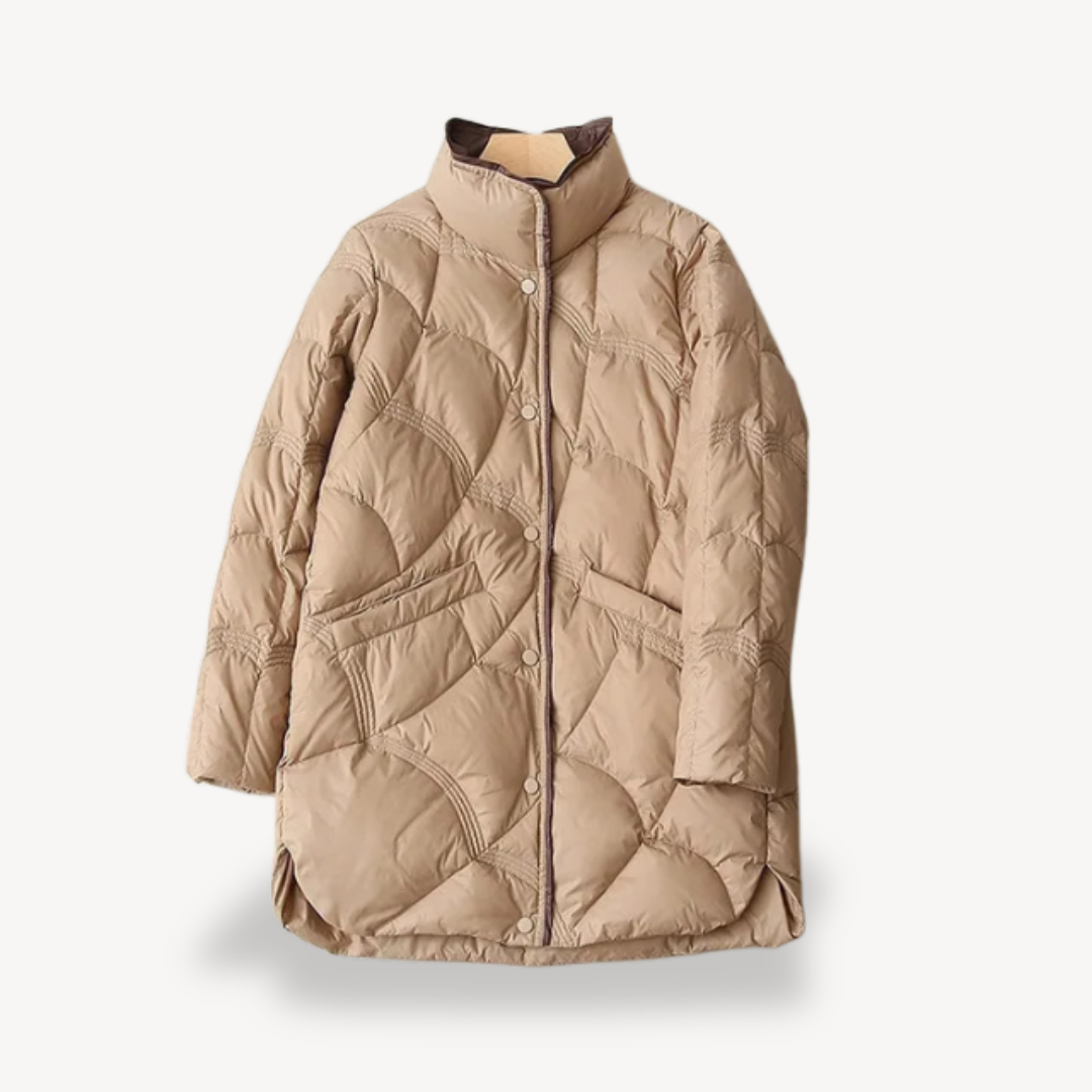 Gesteppte Daunenjacke für Damen | Loravelle 4