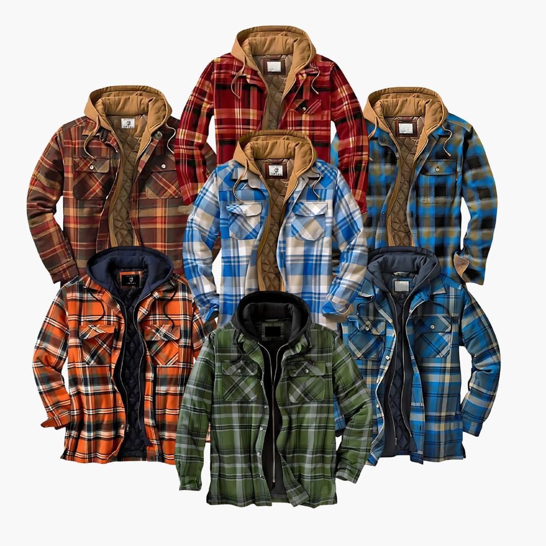 Gestepptes Hemdjacke für Herren 7