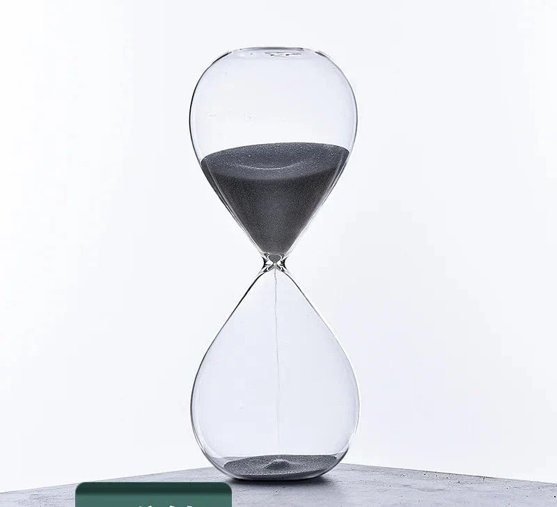 Glas Sanduhr Timer Stilvoll 5/10/30/60 Minuten Dekoration