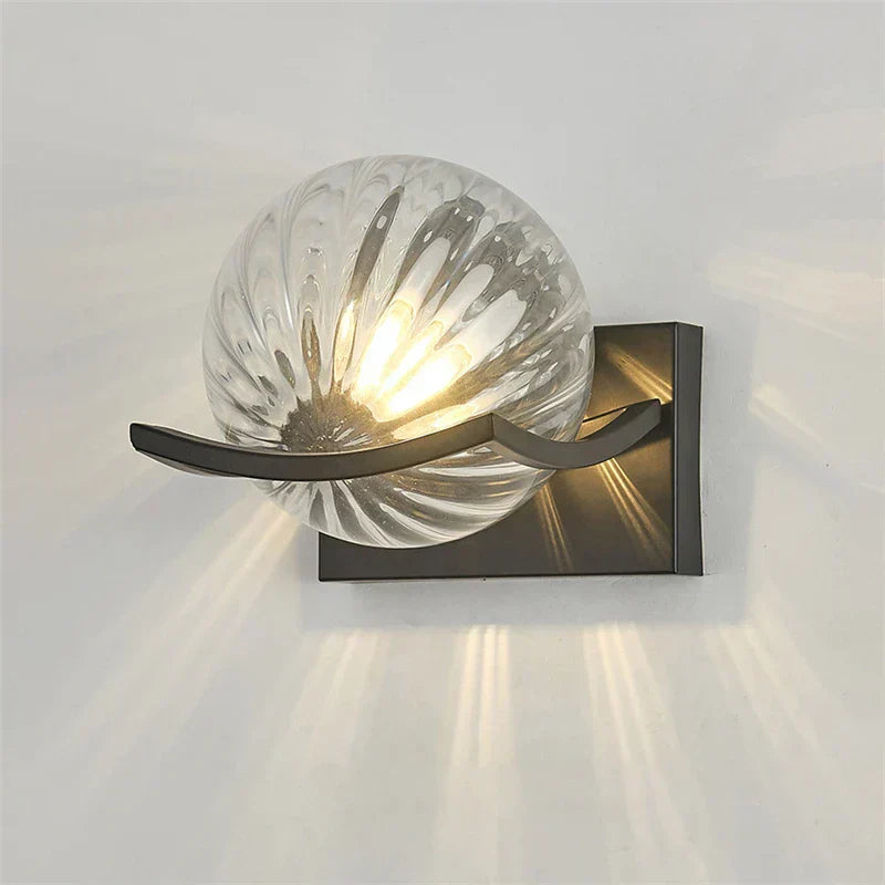 Moderne LED Glas Wandlampe Dimmbar Berlin