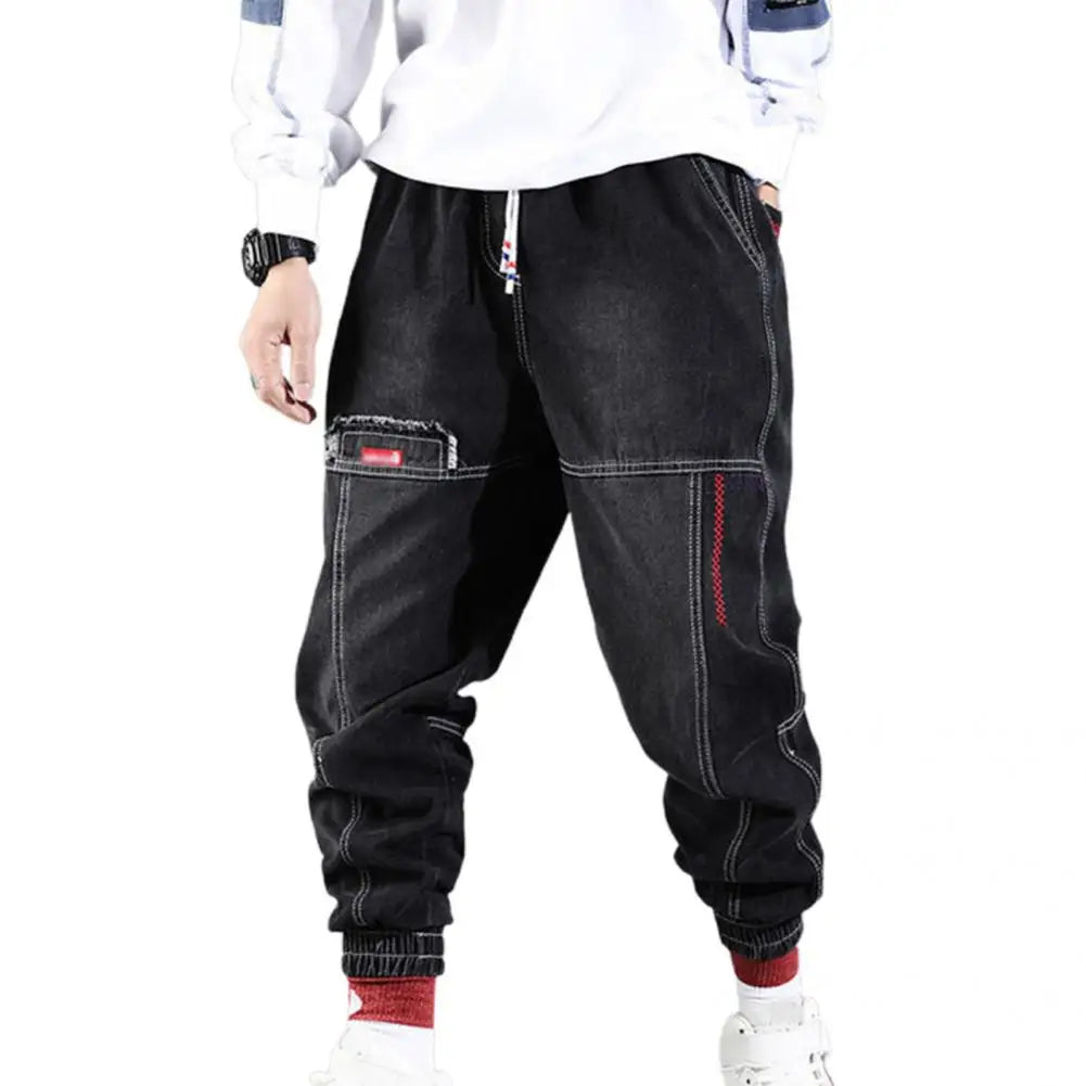 Bequeme Denim Joggerhose Männer