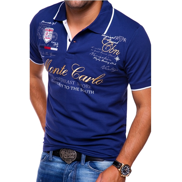 Herren Polo Shirt Stylisch Modern Slim Fit