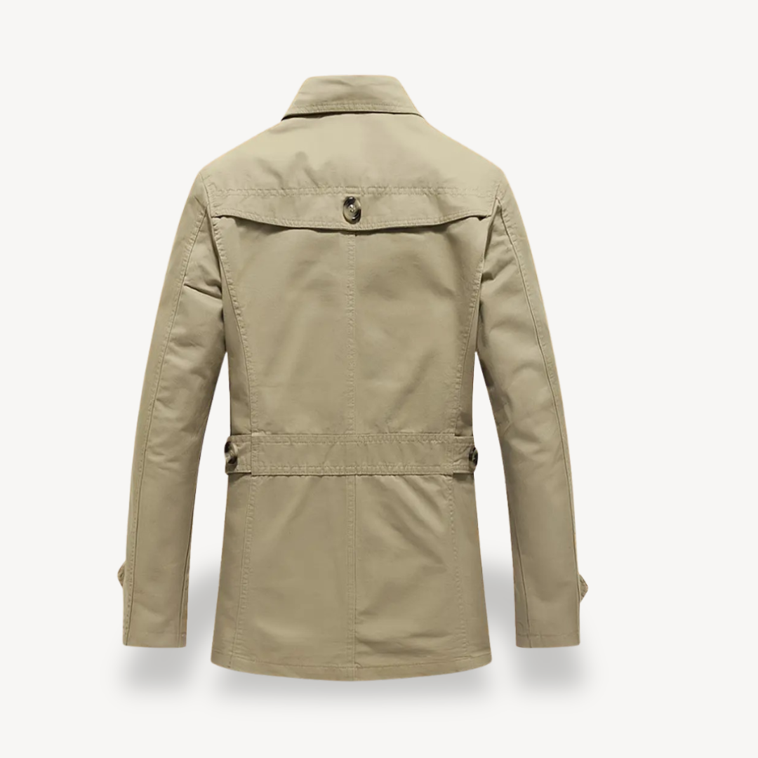 Herren-Trenchcoat aus Baumwollmischung | Loravelle 6