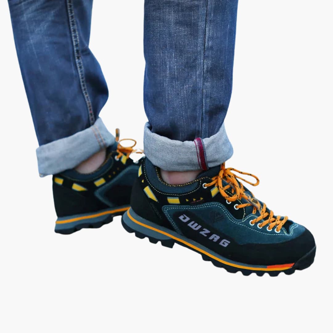 Herren-Wanderschuhe mit Schnürverschluss und strukturierter Außensohle 7
