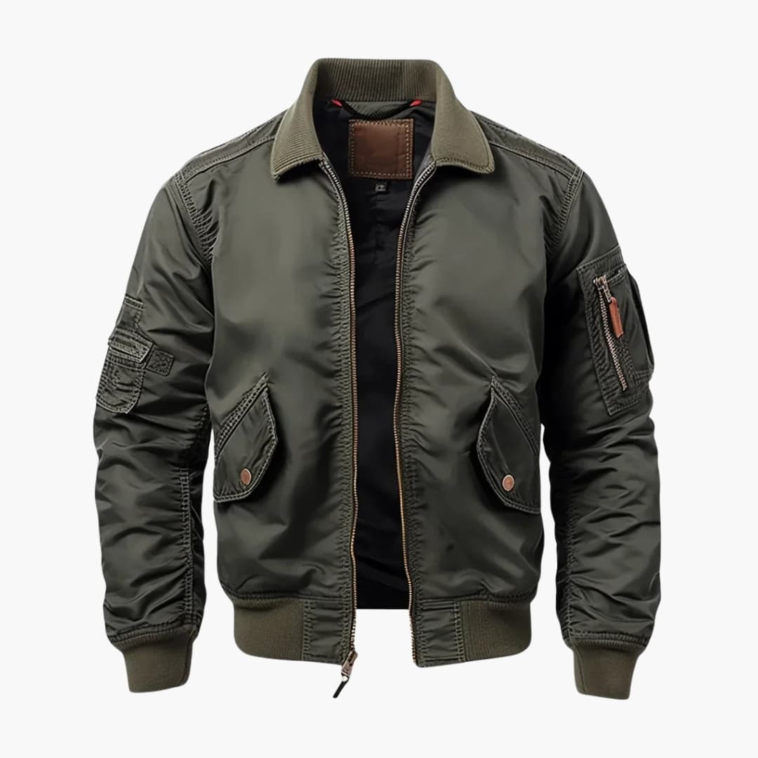 Herren Bomberjacke mit Pattentaschen 0