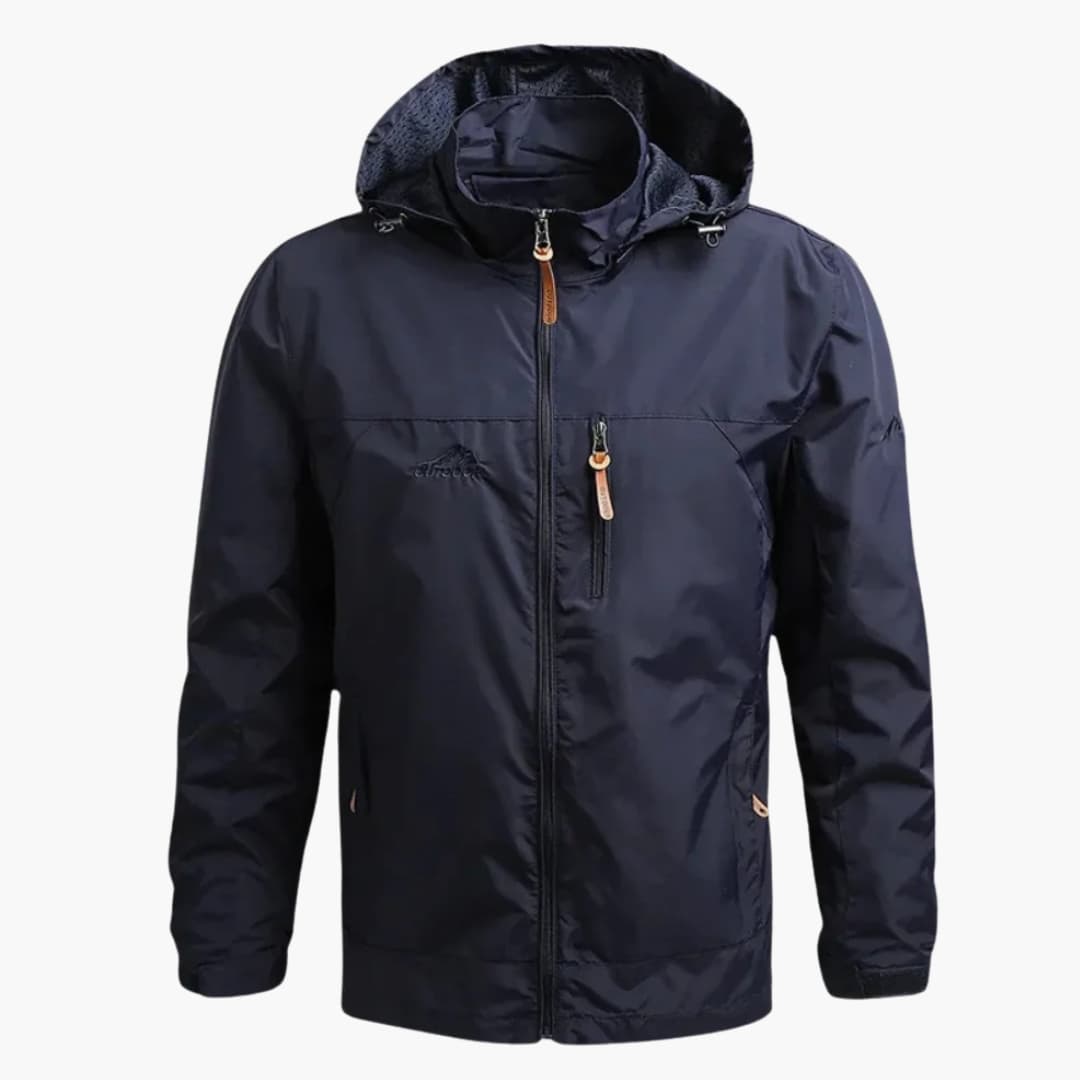 Herren Jacke mit Frontreißverschluss und Stehkragen 3