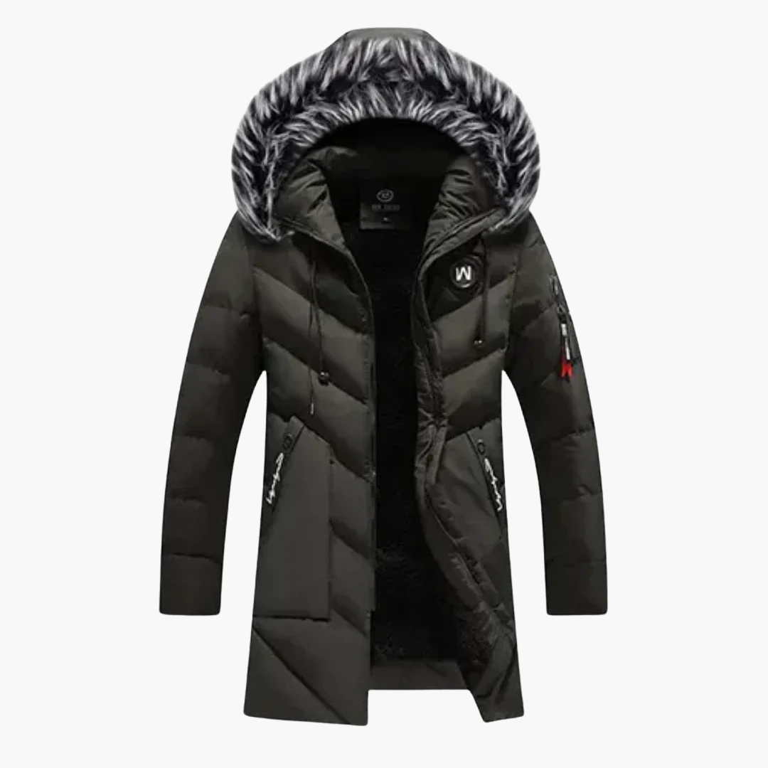 Herren Jacke mit Kapuze und gesteppter Oberfläche 3