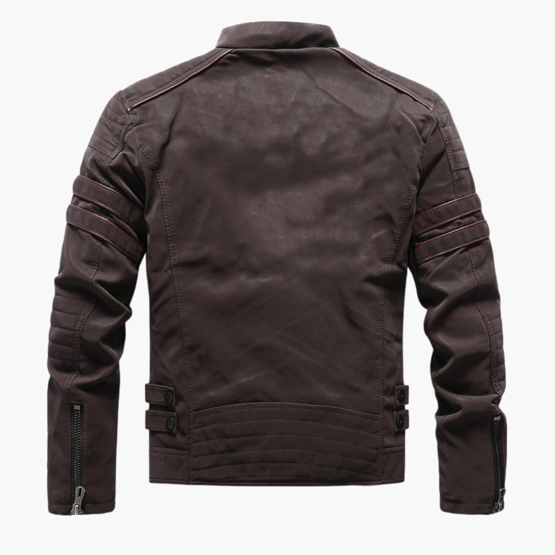 Herren Jacke mit Knopfverschluss und Seitentaschen 4