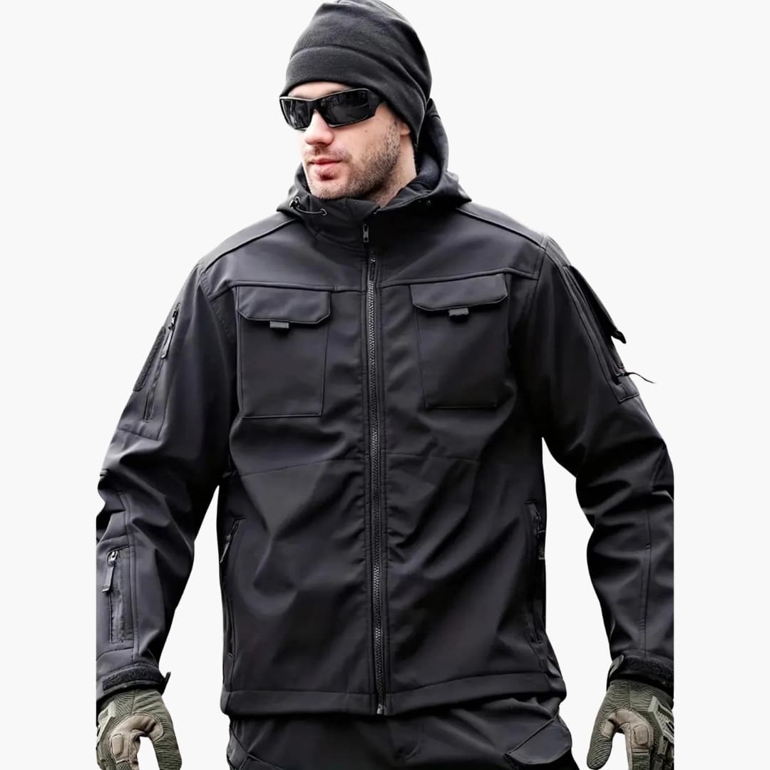 Herren Softshelljacke mit Kapuze 4