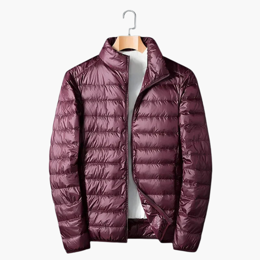 Herren Steppjacke mit Reißverschluss und Seitentaschen 4