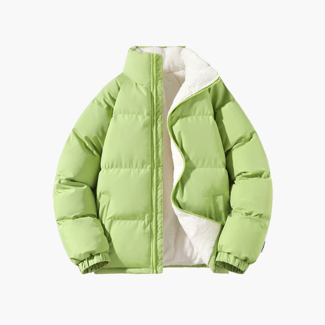 Herren Steppjacke mit Reißverschluss und hohem Kragen 9