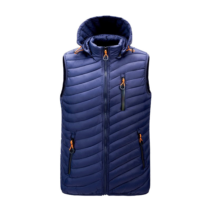 Herren Daunenweste Thermoisoliert Warm Winter