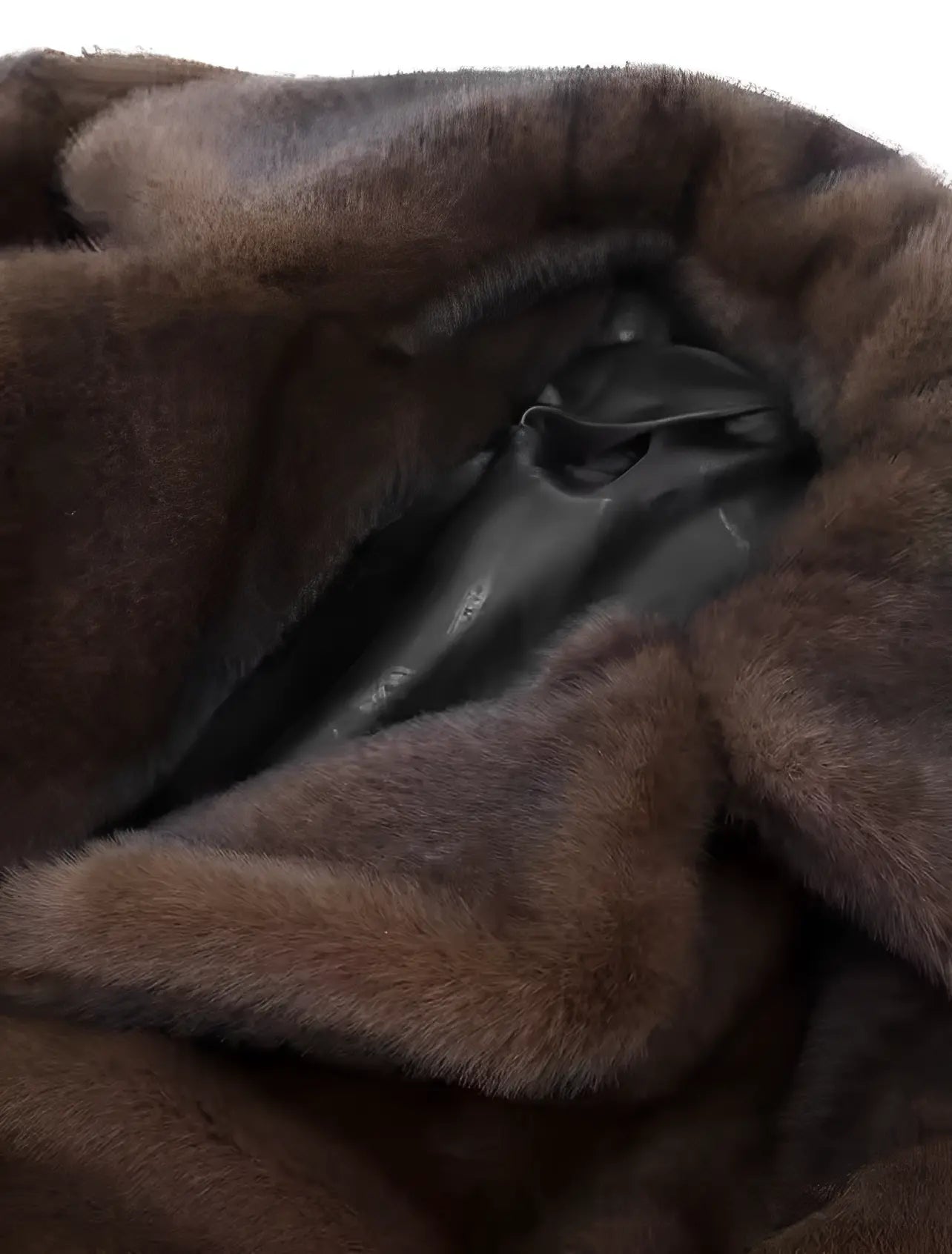 Damen Kunstpelzmantel Elegent Weich Innenfutter
