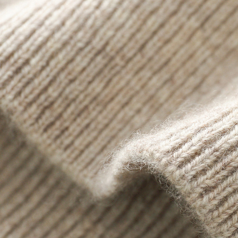 Herren Strickjacke Woll Warm Reißverschluss Hochwertig