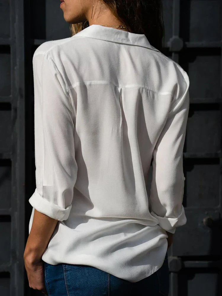Elegante Damenbluse Klassisch Modern