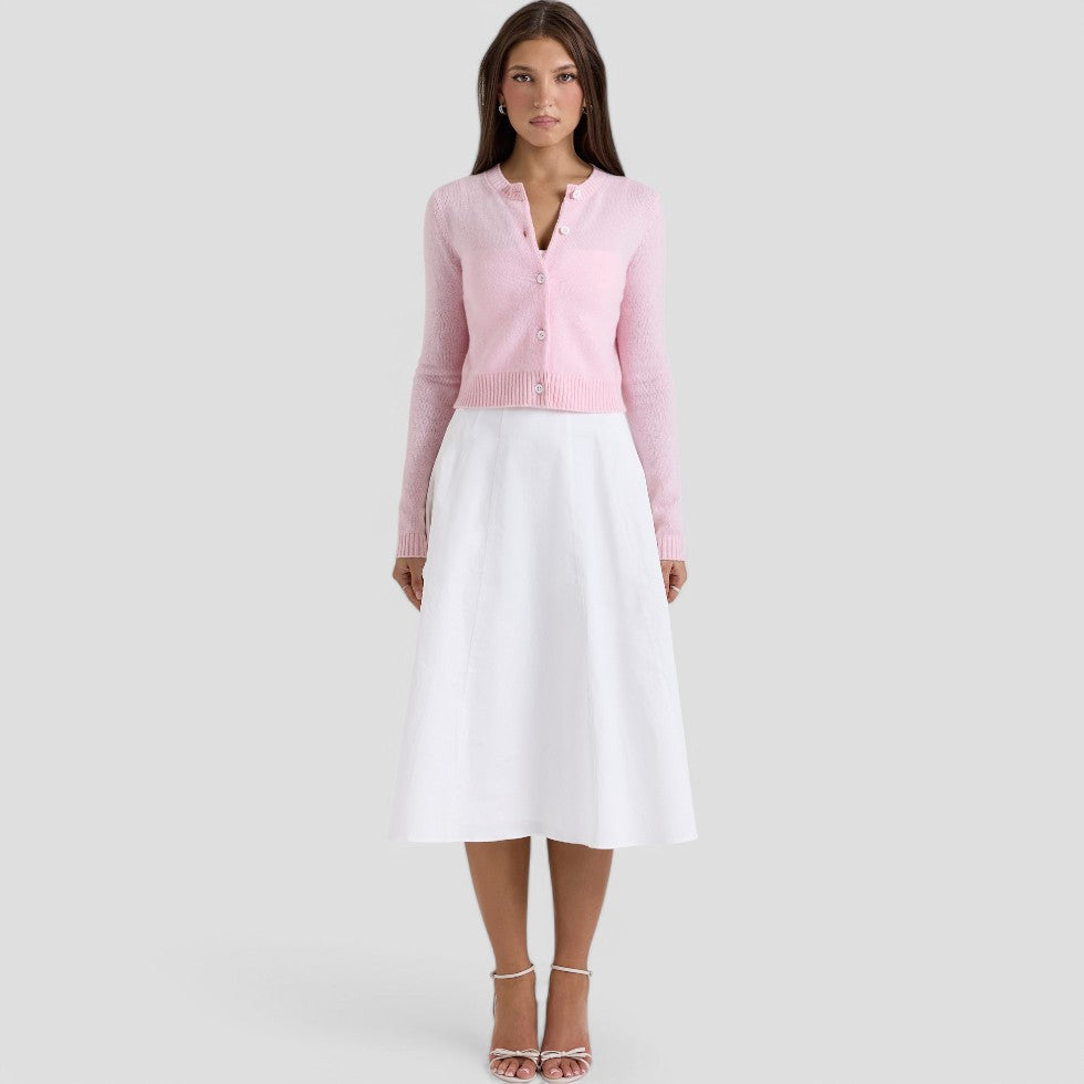 Kurzer Strickcardigan für Damen, weicher Strick, Frühlingsstil 1
