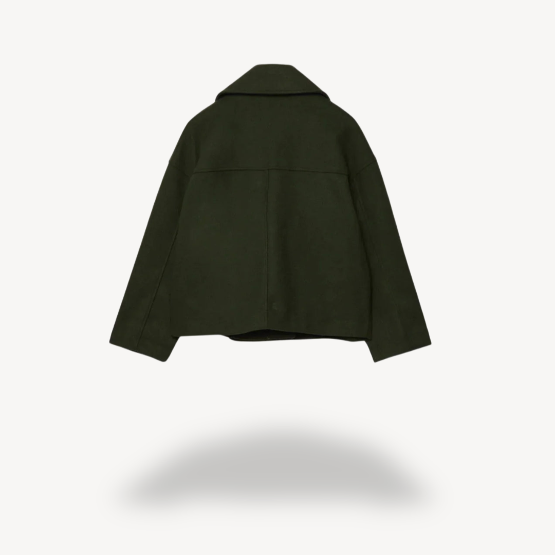 Kurzer Woll-Peacoat für Damen | Loravelle 6