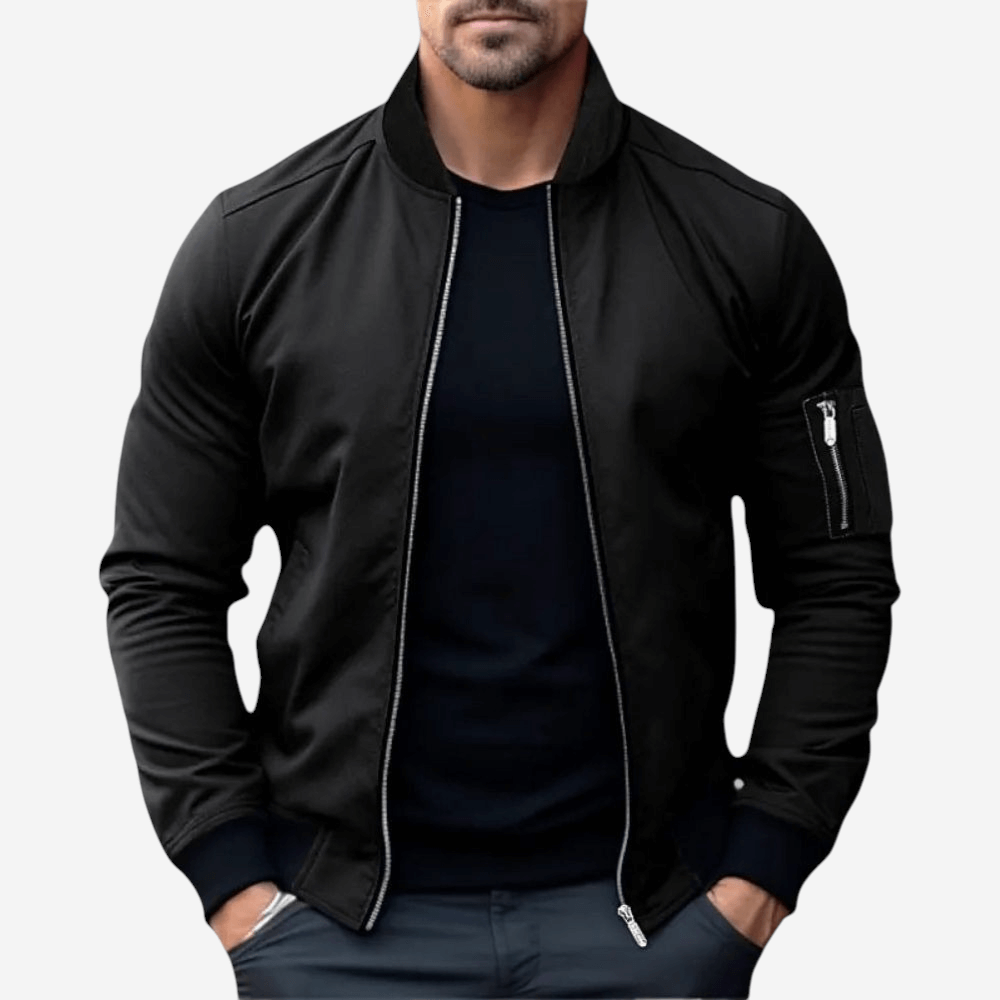 LUXEOUTFIT | Bomberjacke mit Reißverschluss 4