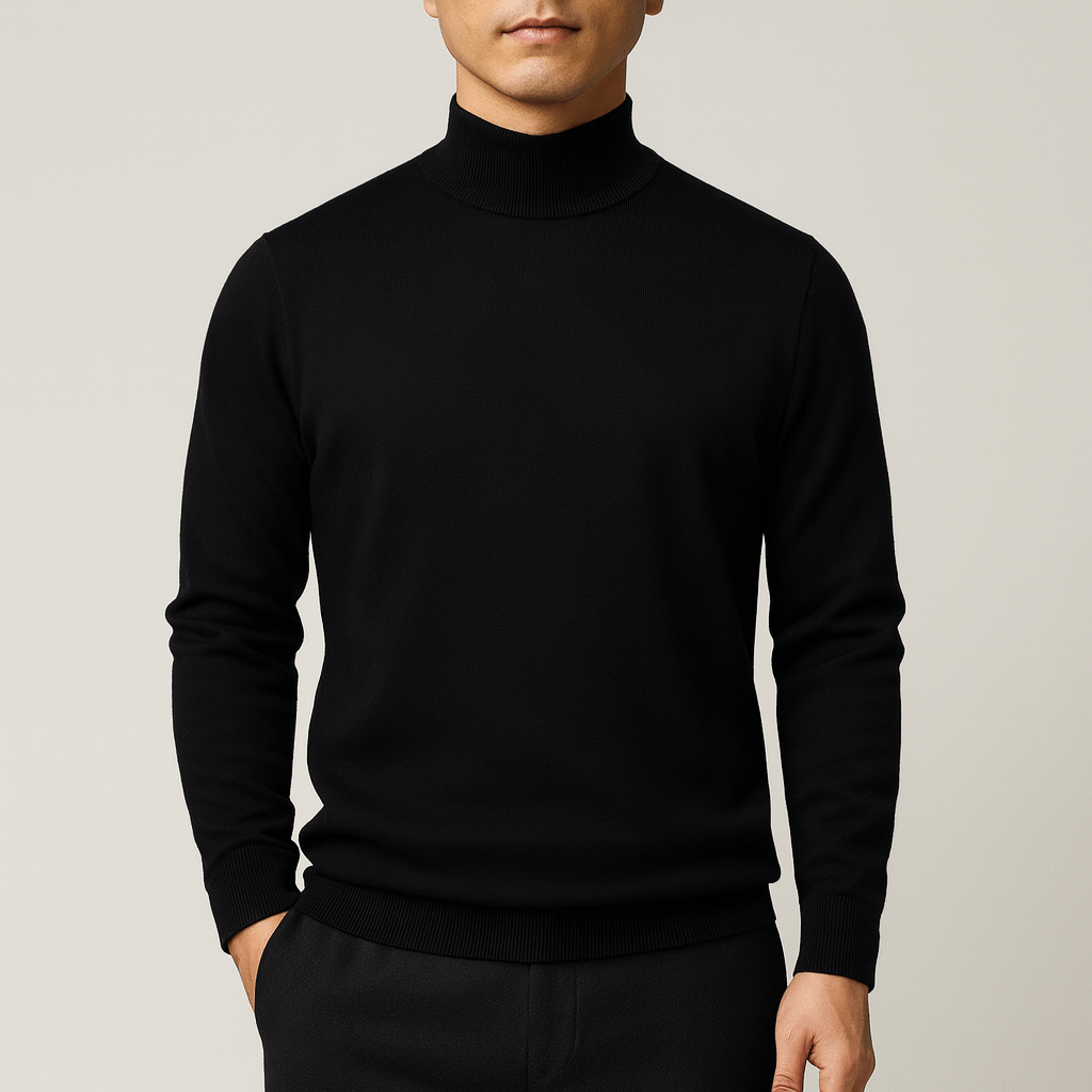 LUXEOUTFIT | Halber Rollkragenpullover 5