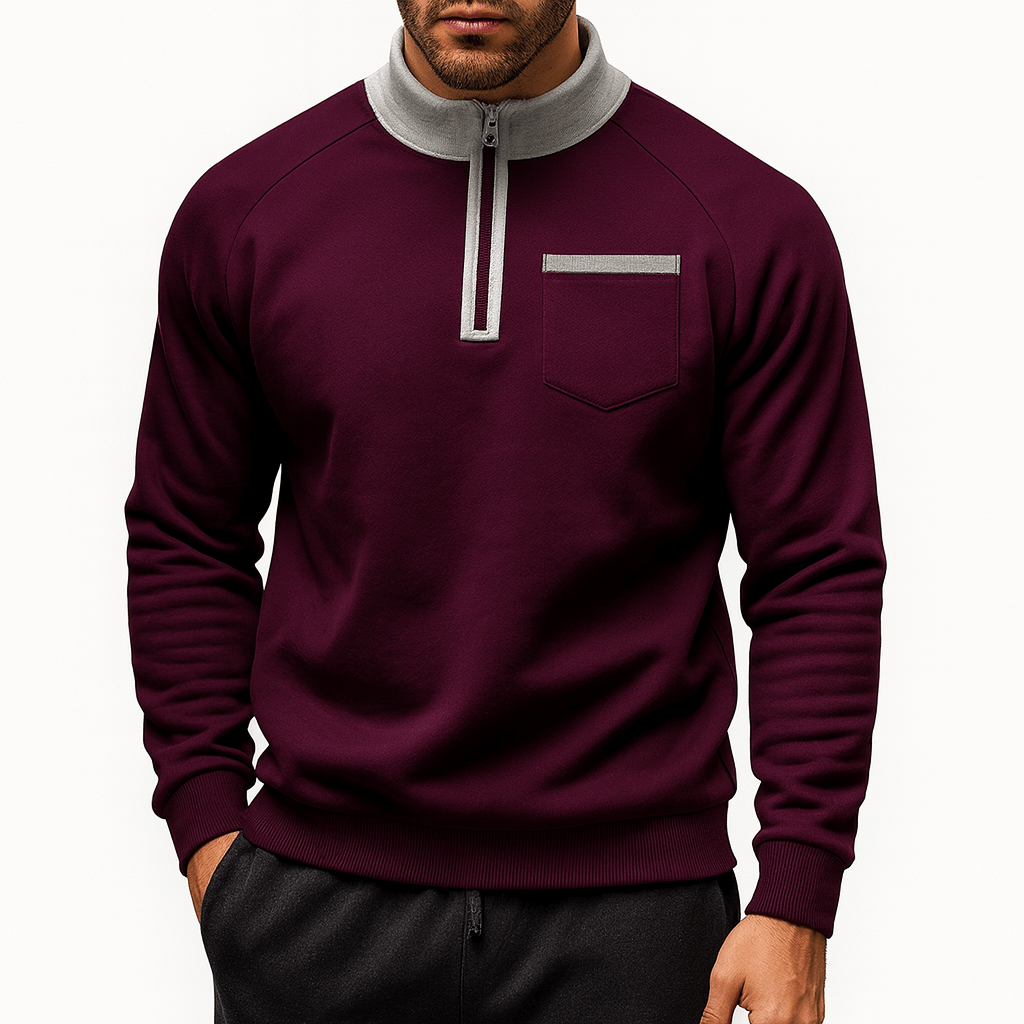 LUXEOUTFIT | Halber Strickpullover 4