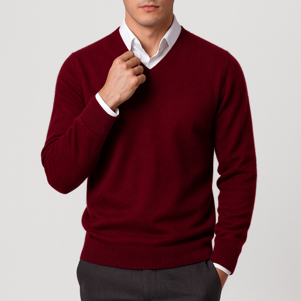 LUXEOUTFIT | Klassischer Strickpullover 11