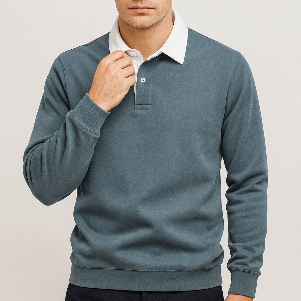 LUXEOUTFIT | Leichter Polopullover 5