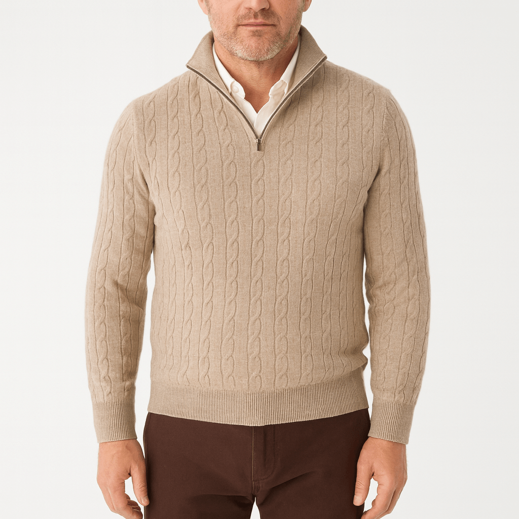 LUXEOUTFIT | Pullover mit Zopfmuster 4