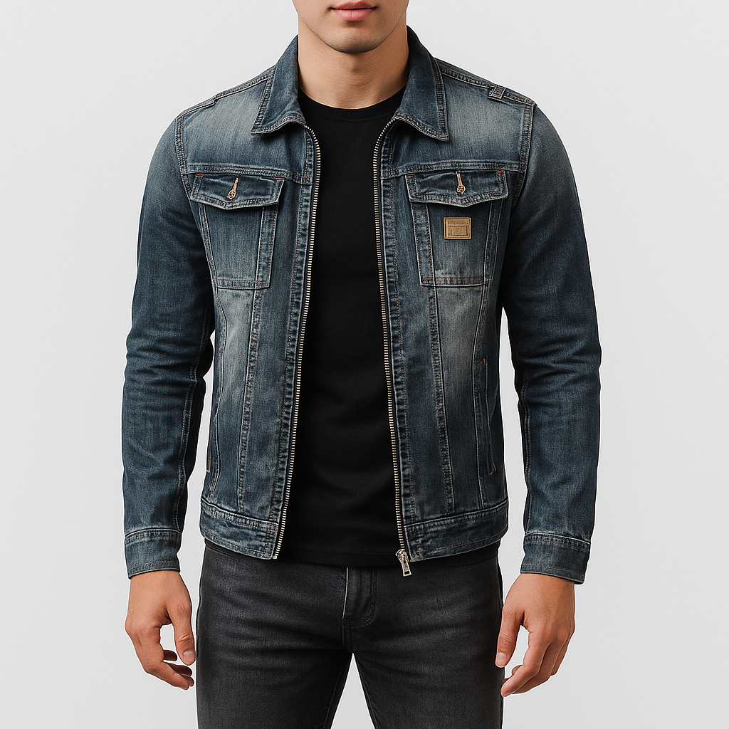 LUXEOUTFIT | Retro-Jeansjacke 2