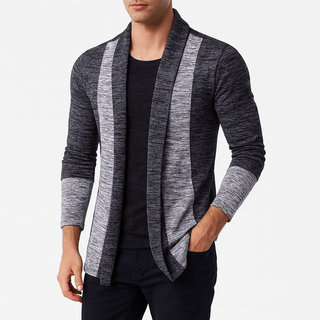 LUXEOUTFIT | Strickjacke mit offener Vorderseite 2