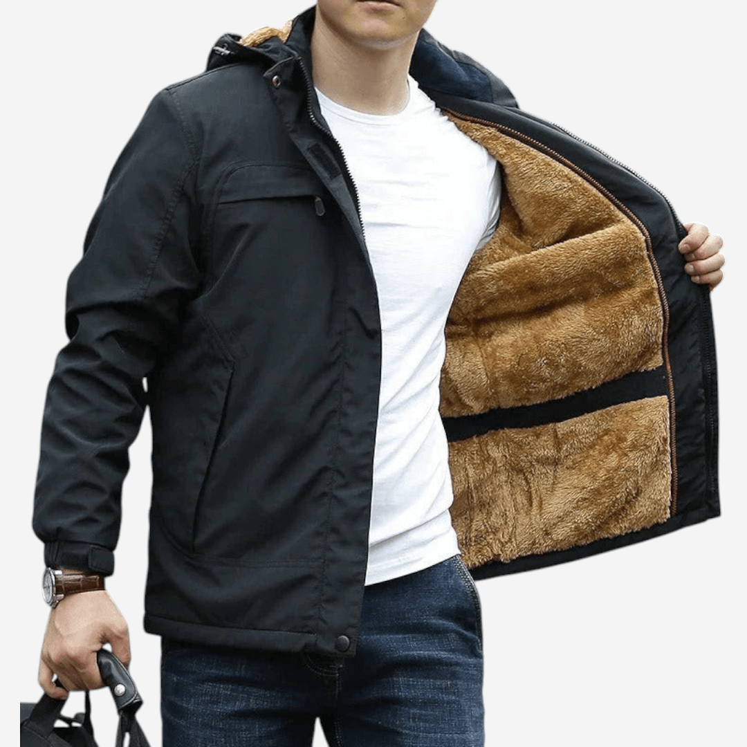 LUXEOUTFIT | Winterjacke mit Kapuze 2