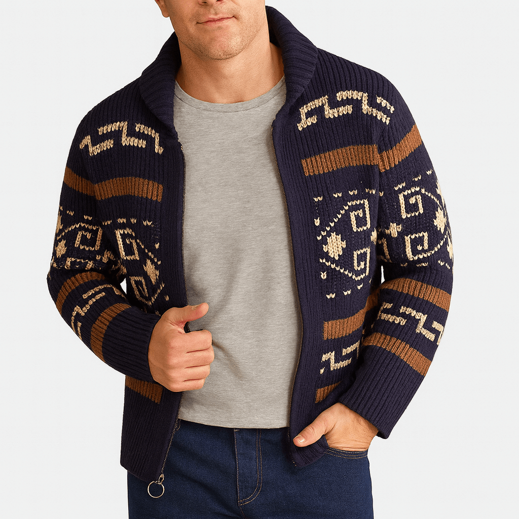 LUXEOUTFIT | Woll-Cardigan mit Reißverschluss 2