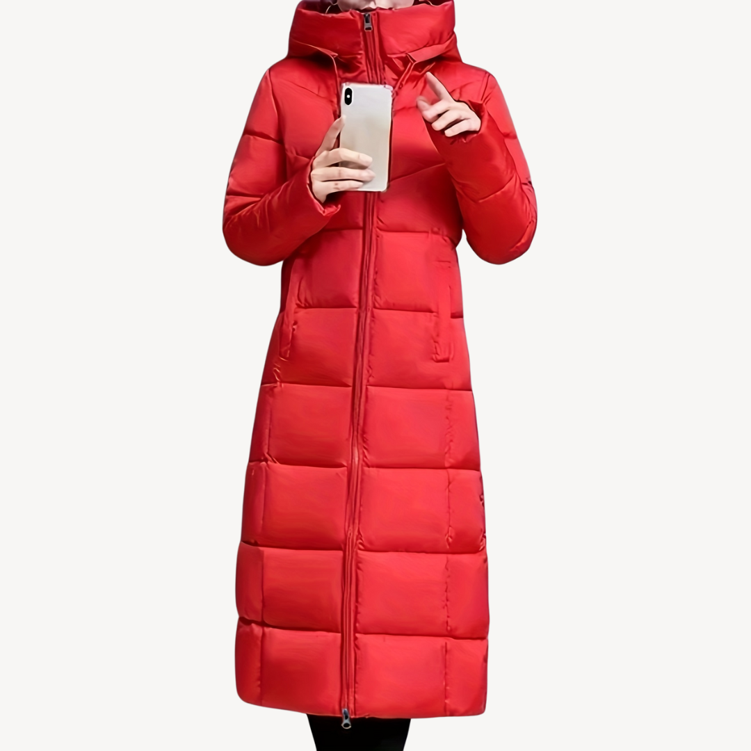 Langer Puffer Mantel