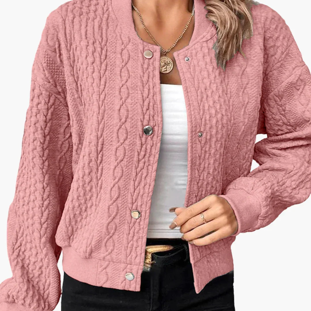 Langer Strickcardigan für Damen 6