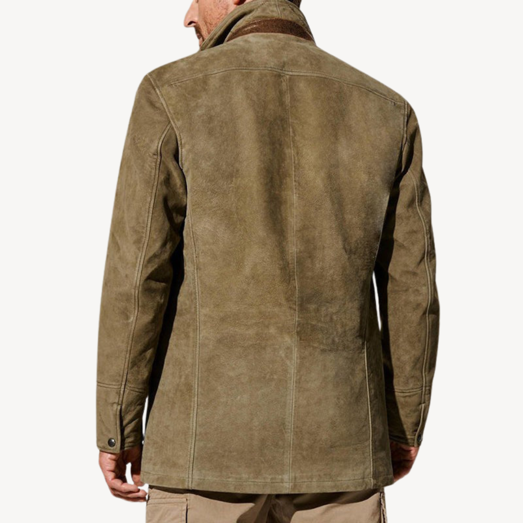 Lässige Wildlederjacke für Herren | Loravelle 3