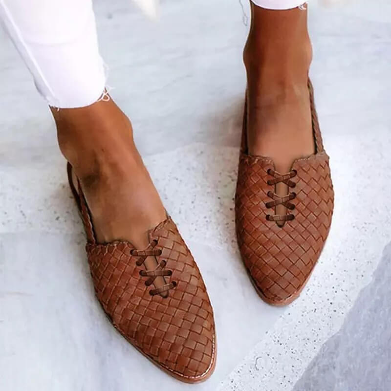 Ledersandalen Luxus Komfort Schuhe Damenschuhe