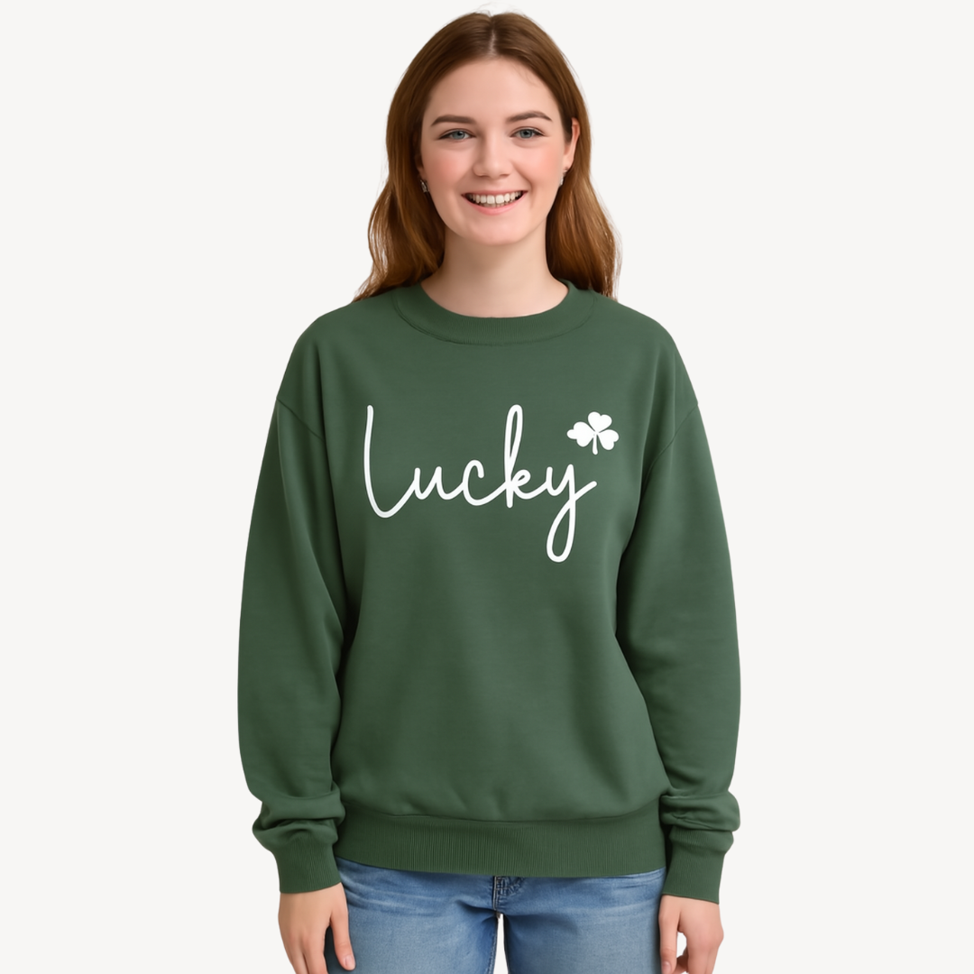 Lucky Graphic Sweatshirt für Damen | Loravelle 1