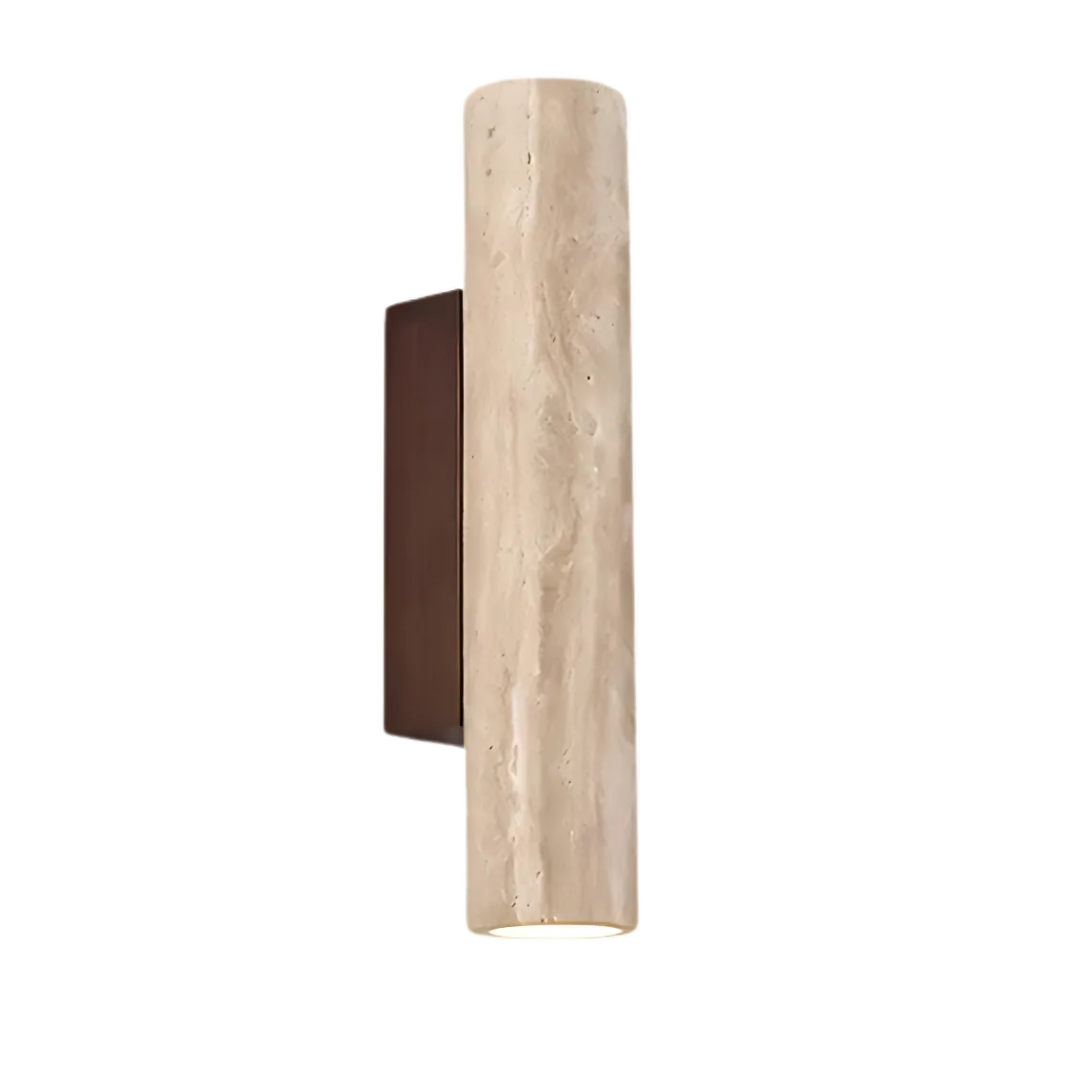 Marmor LED Wandleuchte Modern Wabi Sabi Design