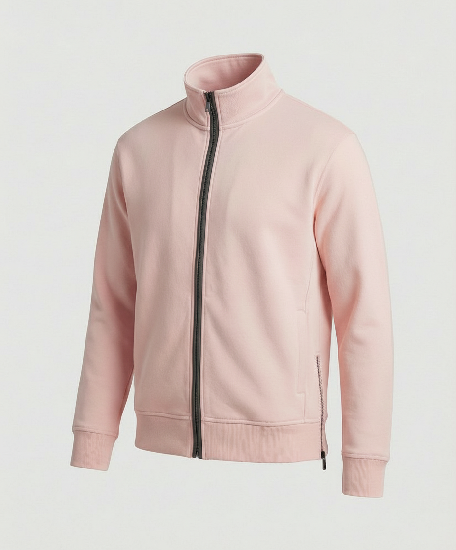 Baumwoll-Cardigan Unisex Doppel-Reißverschluss Warm