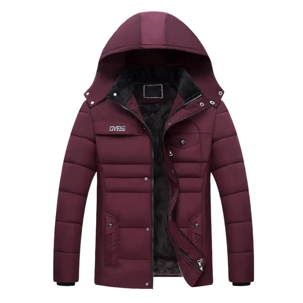Herren Winterjacke Warm mit Kapuze