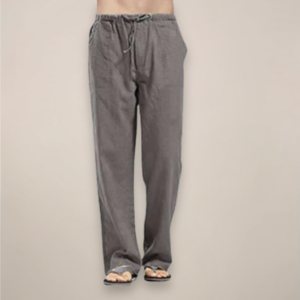Herren Hose Relaxed Fit Bequem Mit Kordelzug