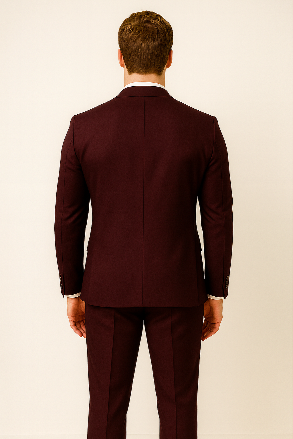 Herren Anzug Set Dreiteiliger Frühjahrsluftig Elegant
